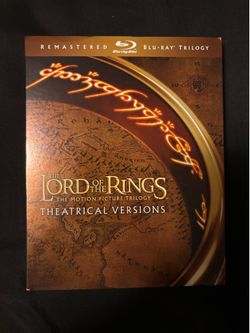 Lord of the Rings Trilogy Theatrical Versions Blu-ray
