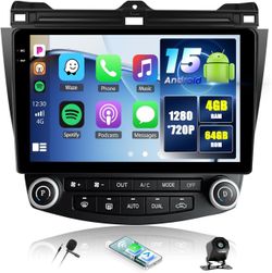 4+64G Car Stereo for Honda Accord 2003-2007