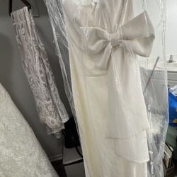 Party/Wedding Dress Long Open Shoulders Lulus With The Ribbon 