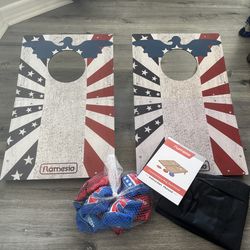 Cornhole bean bag toss
