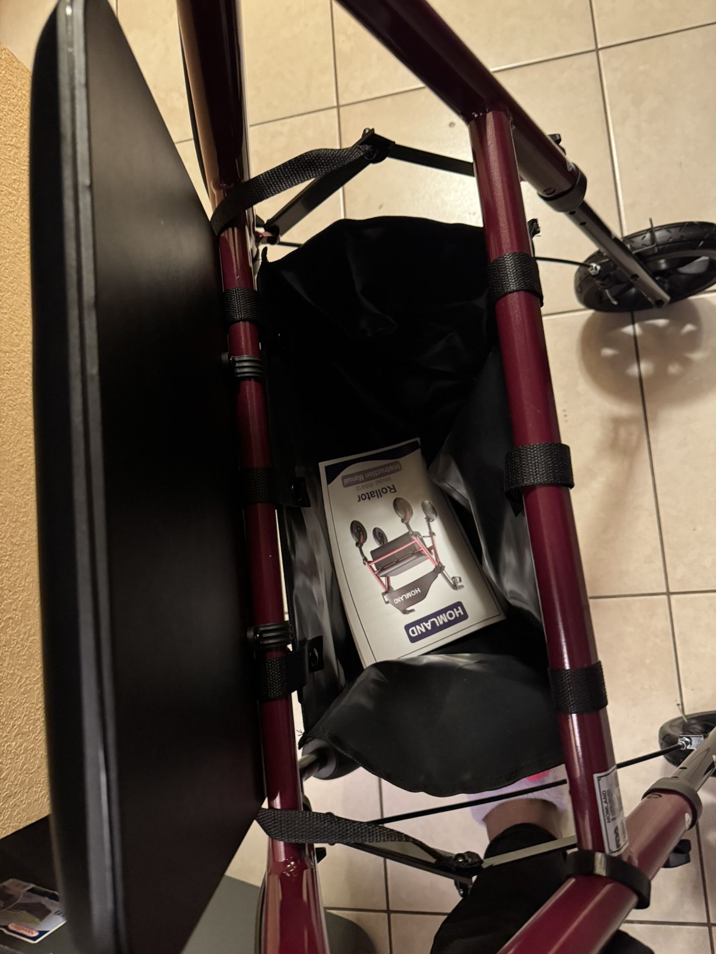 Unused Walker With Seat