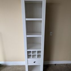 Tall White Bookcase