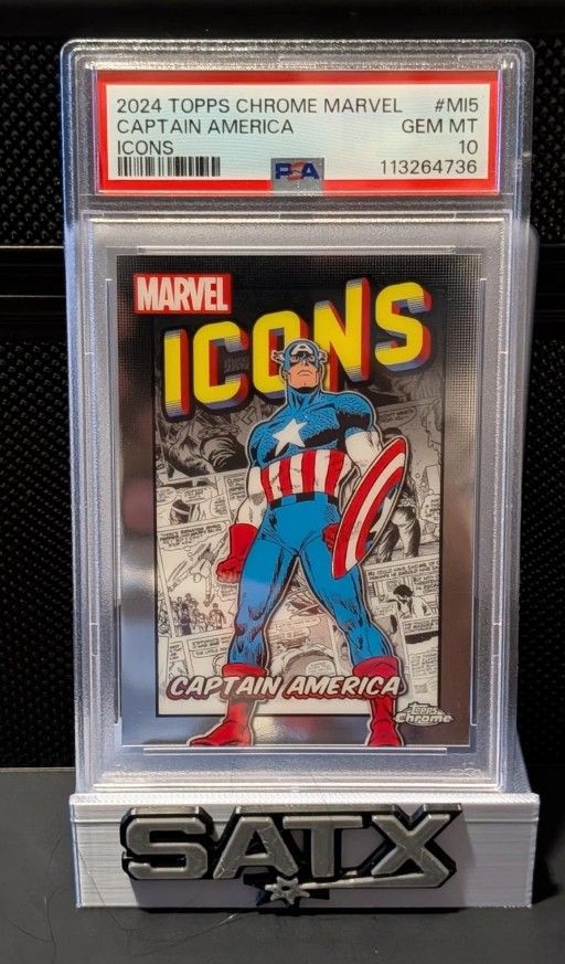 Captain America Marvel Icons PSA 10