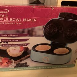 Waffle Double Bowl Maker 