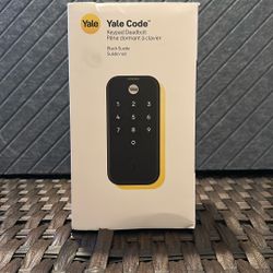 Yale Code Keypad Deadbolt  — Brand New