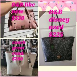 Dooney And Bourke And Coach Purses 