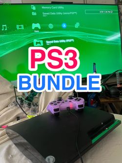 Discounted PS3 Console Bundle • Playstation 3 Games + New Wireless Controllers