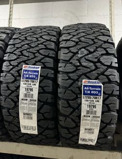 BFG Ko3 tires in 285/70R17LT