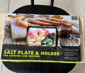 Charcoal Companion Himalayan Salt Plate & Holder