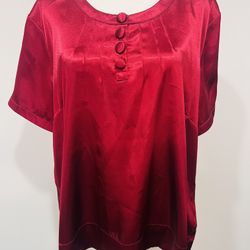 Jaclyn Smith Polyester Shirt Size XL