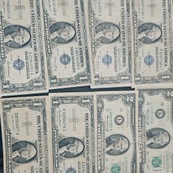 Villetes con Estrella Y Silvers dollar de 1937