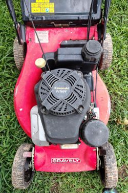 GRAVELY 21" SELF-PROPELLED MOWER WITH COMMERCIAL-GRADE KAWASAKI ENGINE - RUNS & CUTS GREAT