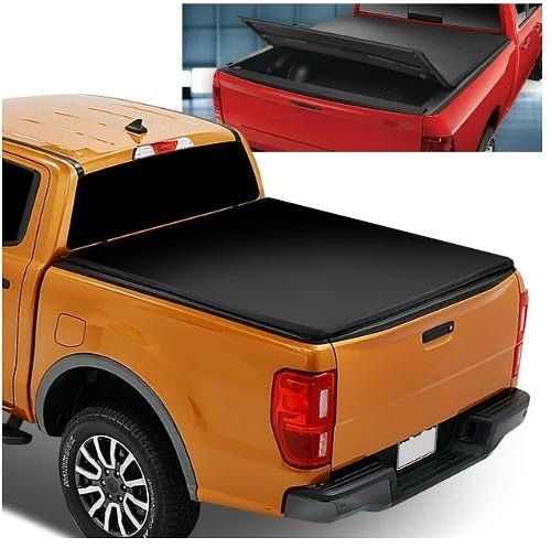 LA Zona Auto Parts 19 To 2024 Ford Ranger 5 Feet Roll Up Tonneau Cover Cubierto Tapa Para Troka Enrollada Viny