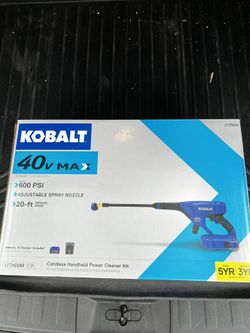 Kobalt 40V Pressure Washer Power Cleaner kit