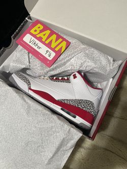Jordan 3 Cardinal Red