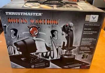 NEW Thrustmaster HOTAS Warthog is an exact, high-end replica flight control system modeled after the U.S. Air Force A-10C attack aircraft, featuring a