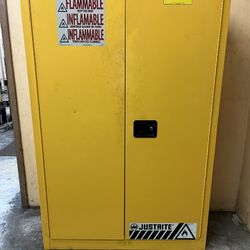 Justrite Sure-Grip EX Flammables / Liquid Safety Storage Cabinet. 45 Gallon Capacity. Model # 894500