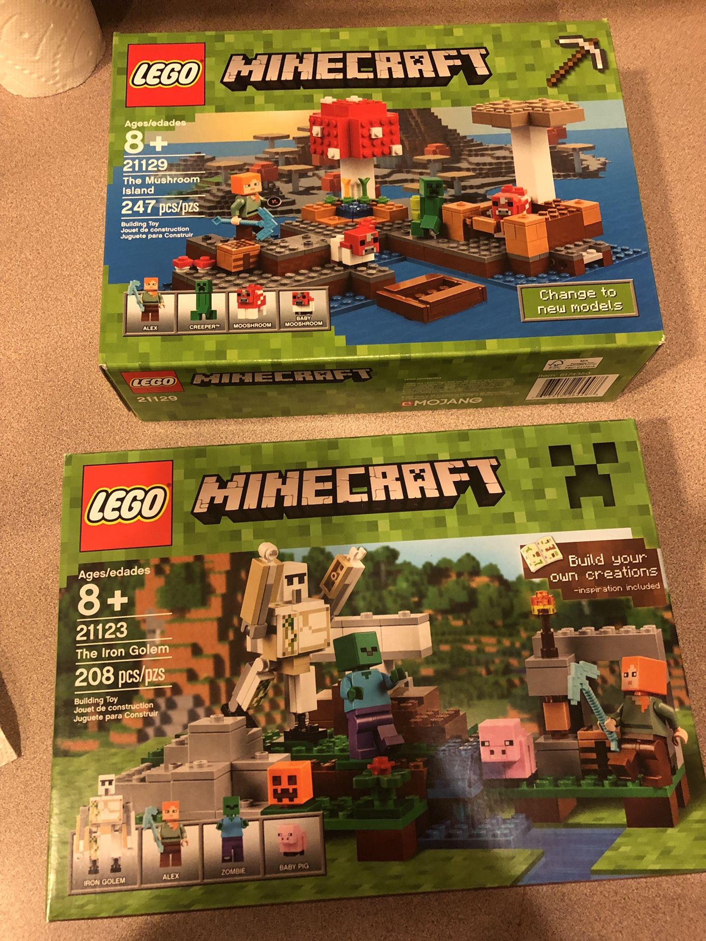 Brand new Mindcraft leggos