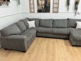 Large Gray Sectional Couch Free Delivery