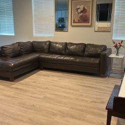Leather Sectional