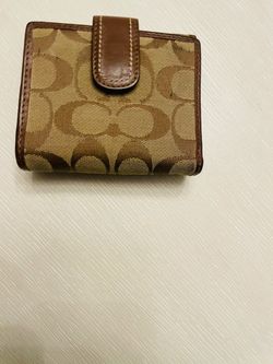 Coach Signature Canvas Bifold Wallet