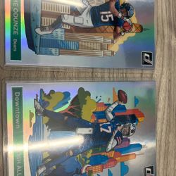 2 X 2024 Donruss Jumbo Downtowns - Rome Odunze And Josh Allen  