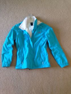 Ladies Large North Face Rain Jacket