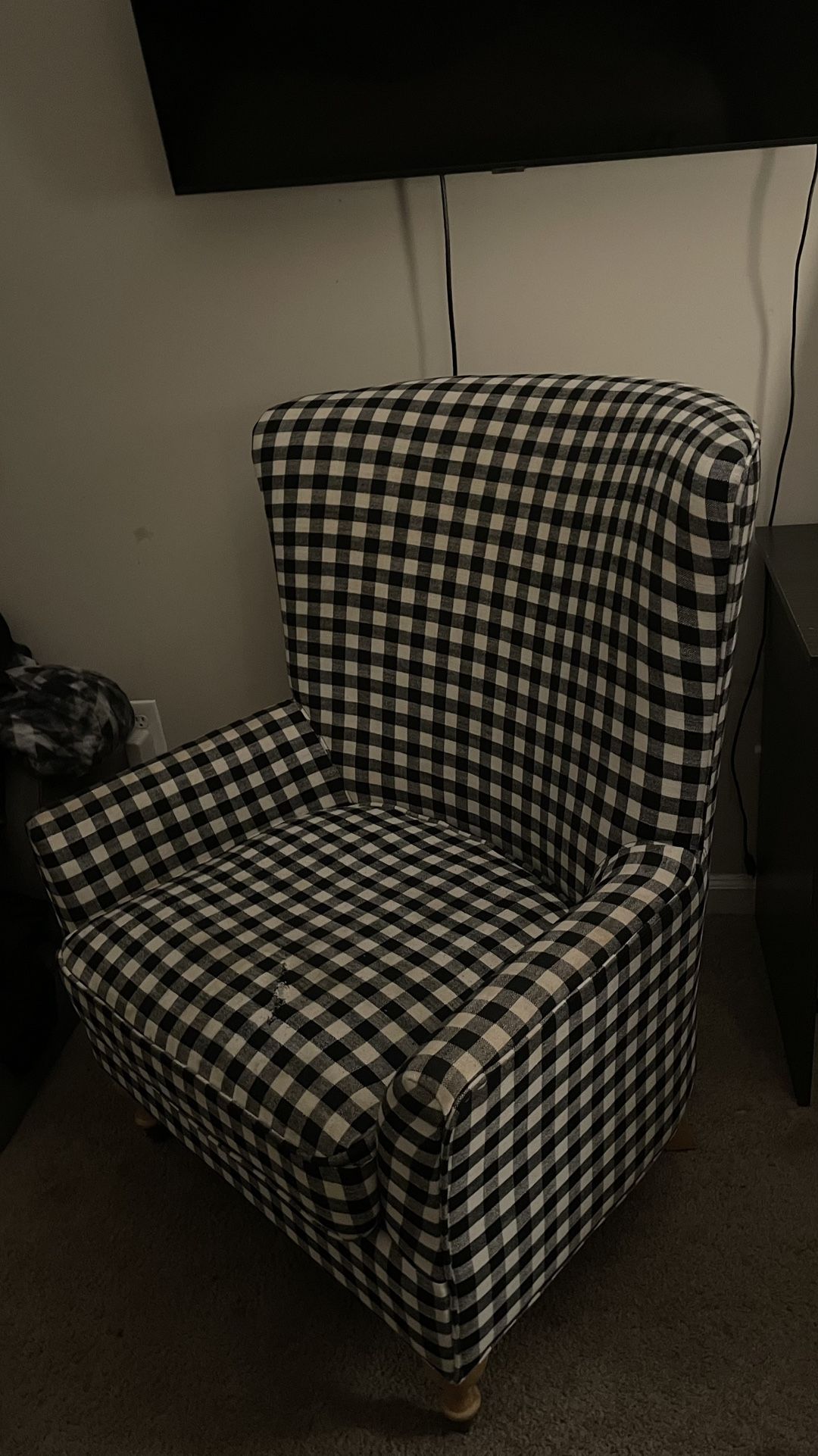 Checkered Sofa Chair