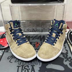 Air Jordan 1 Retro Khaki Navy – Men’s 9.5 – Brand New (OG Box)
