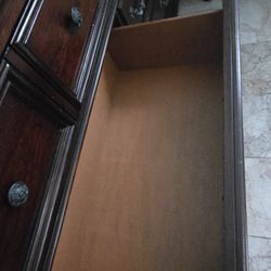 Large Dark Wood Dresser