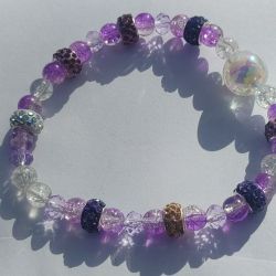 Glass bead bracelets
