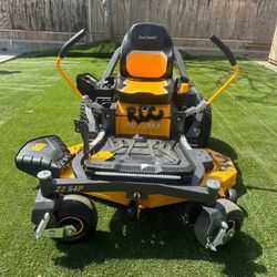 Cud Cadet Ultima Z2 54in. Fabricated Deck 23HP V-Twin Kawasaki FR Series Engine Dual Hydro Drive Gas Zero Turn Riding Lawn Mower like new $3999