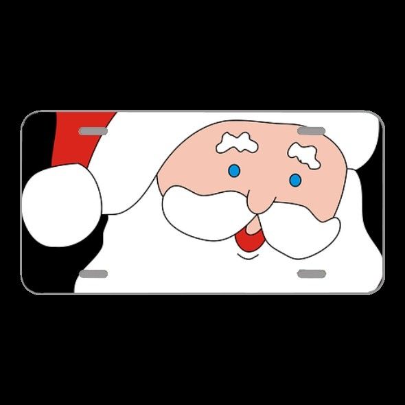License Plate Novelty Car Front Nicholas Holy Santa Claus Cap Face