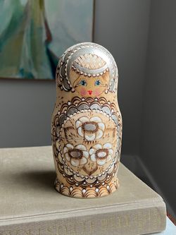 Handcrafted Matryoshka Nesting Doll ( set of 5 ) firm on price 