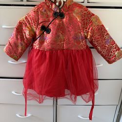 Chinese New Year Traditional girls dress 2-3T
