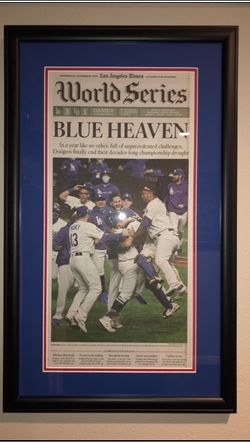 LA Times, Dodgers Win World Series