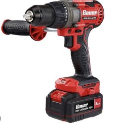 Bauer 20V Brushless Cordless Drill w/ 3Ah Battery & Side Handle