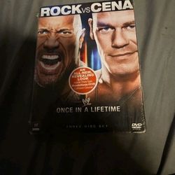 WWE Rock Vs Cena: Once In A Lifetime Three Disc Set New Sealed