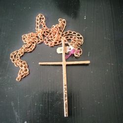 Vintage Plated Cross!