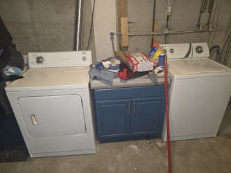 Whirlpool Estate and Admiral Heavy Duty Super Capacity Washer and dry
