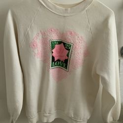 Vintage 1988 Love Ladies Sweatshirt 