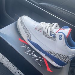 Jordan True Blue 3s Size 9.5 