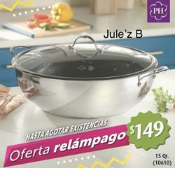 Princess House.  Cacerola De 15 Qts Con Antiadherente Nueva En Su Caja 