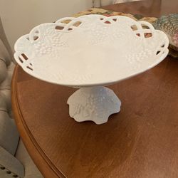 Pedestal Porcelain Fruit Dish