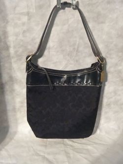 Black coach bag
