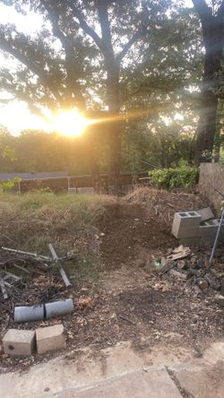 Whole lotta clay in Our backyard