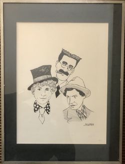 Animated Marx Bros Print by Newman