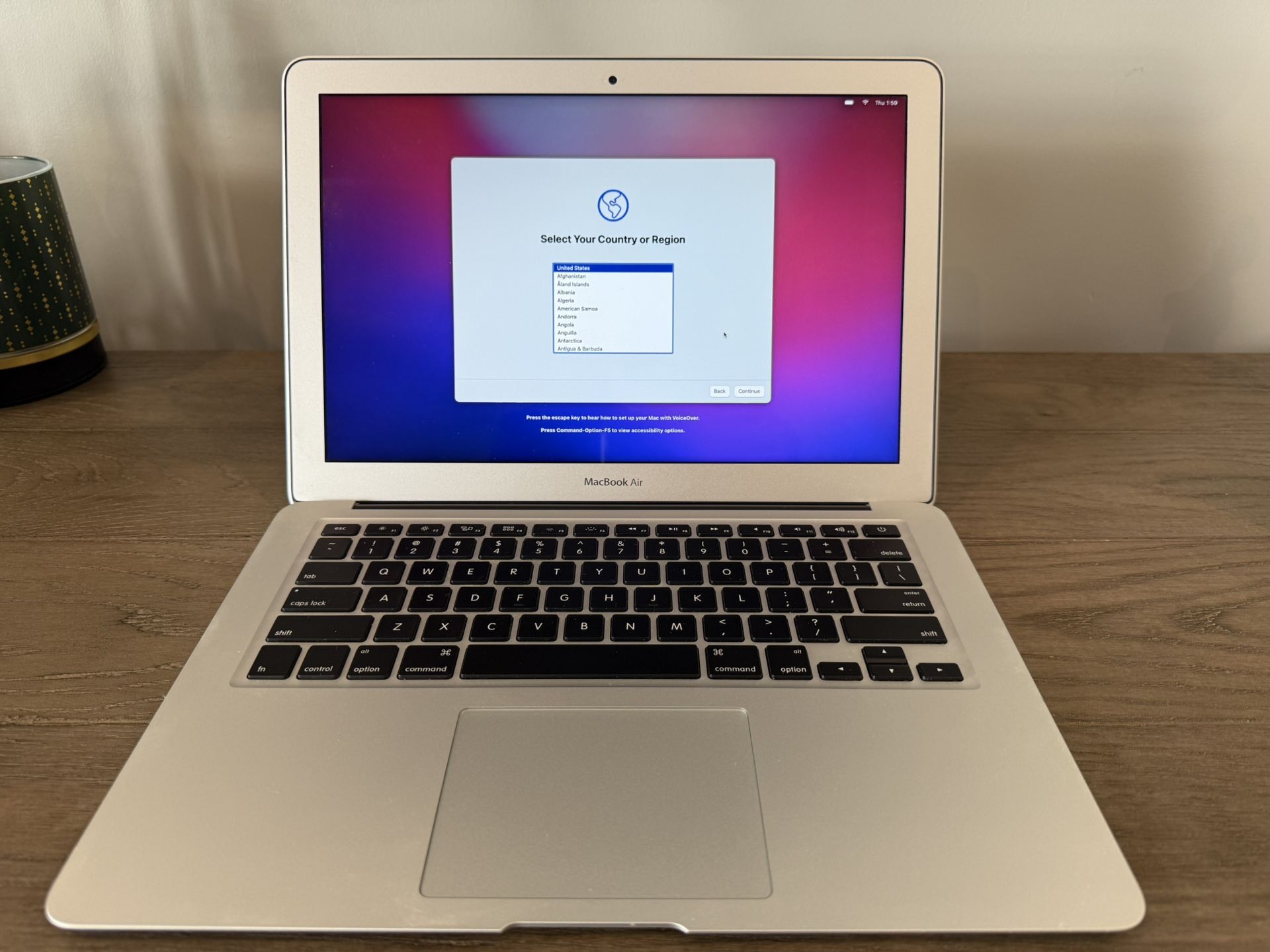MacBook Air 2017 - 13 in