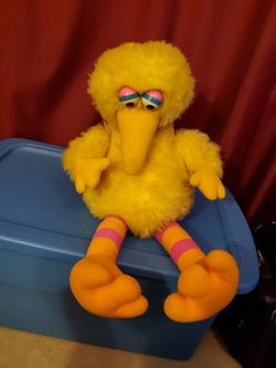 1985 Vintage Big Bird Doll From Sesame Street Live