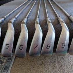 PING GMAX IRON SET (4-PW) WITH NEW GRIPS-VERY GOOD CONDITION